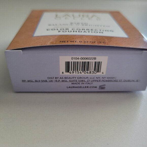 Laura Gellar Baked Balance-N-Brighten Color Correcting Foundation FAIR .32oz - Picture 7 of 7
